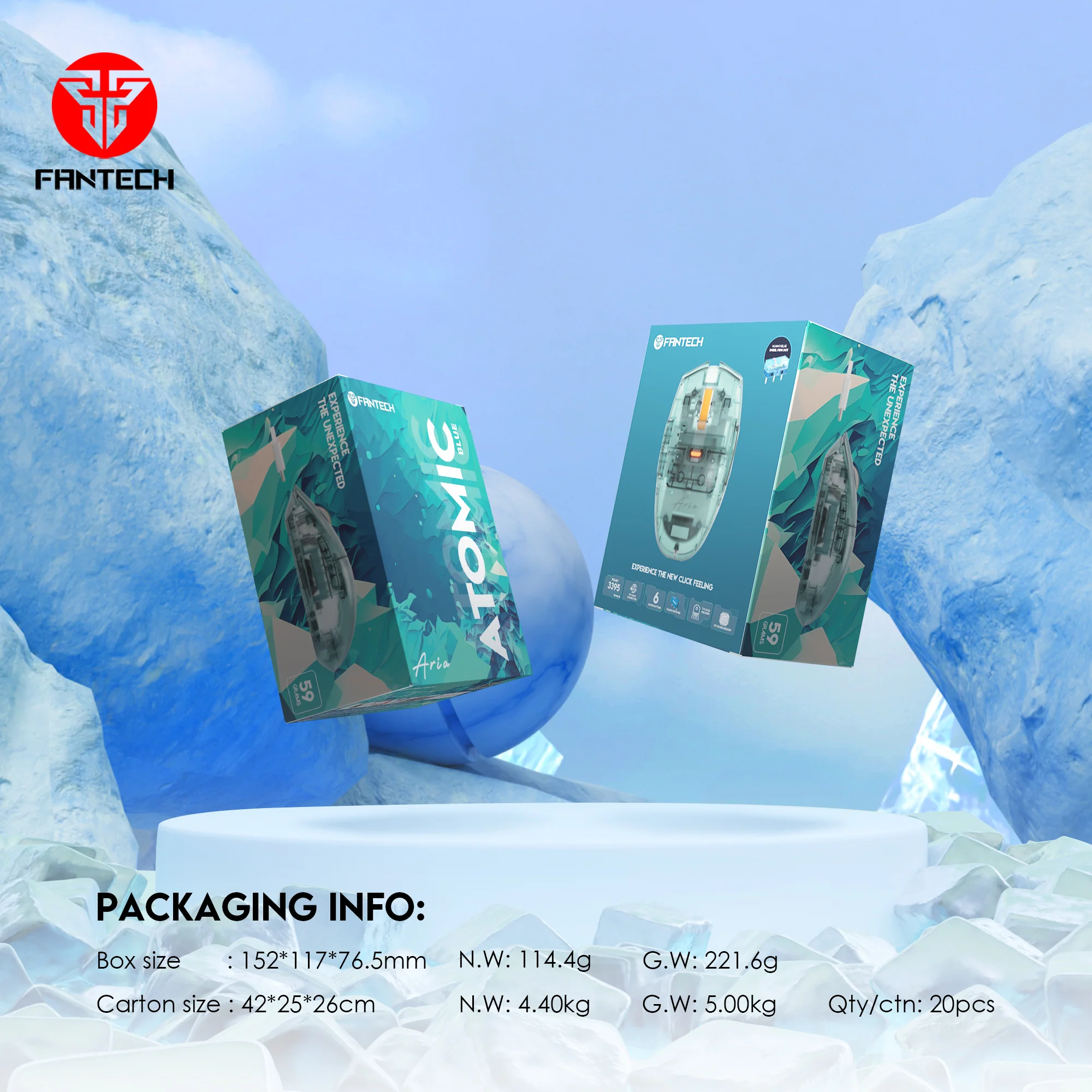 Fantech ARIA XD7 HUANO VERSION Super Lightweight Gaming Mouse Fantech ARIA XD7 HUANO VERSION Super Lightweight Gaming Mouse